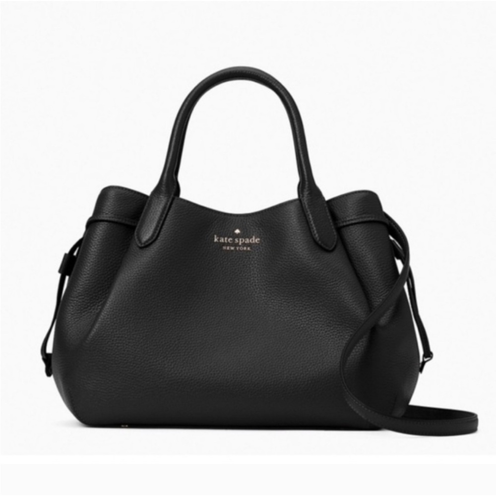 Kate Spade Black Pebbled Leather Shoulder Bag